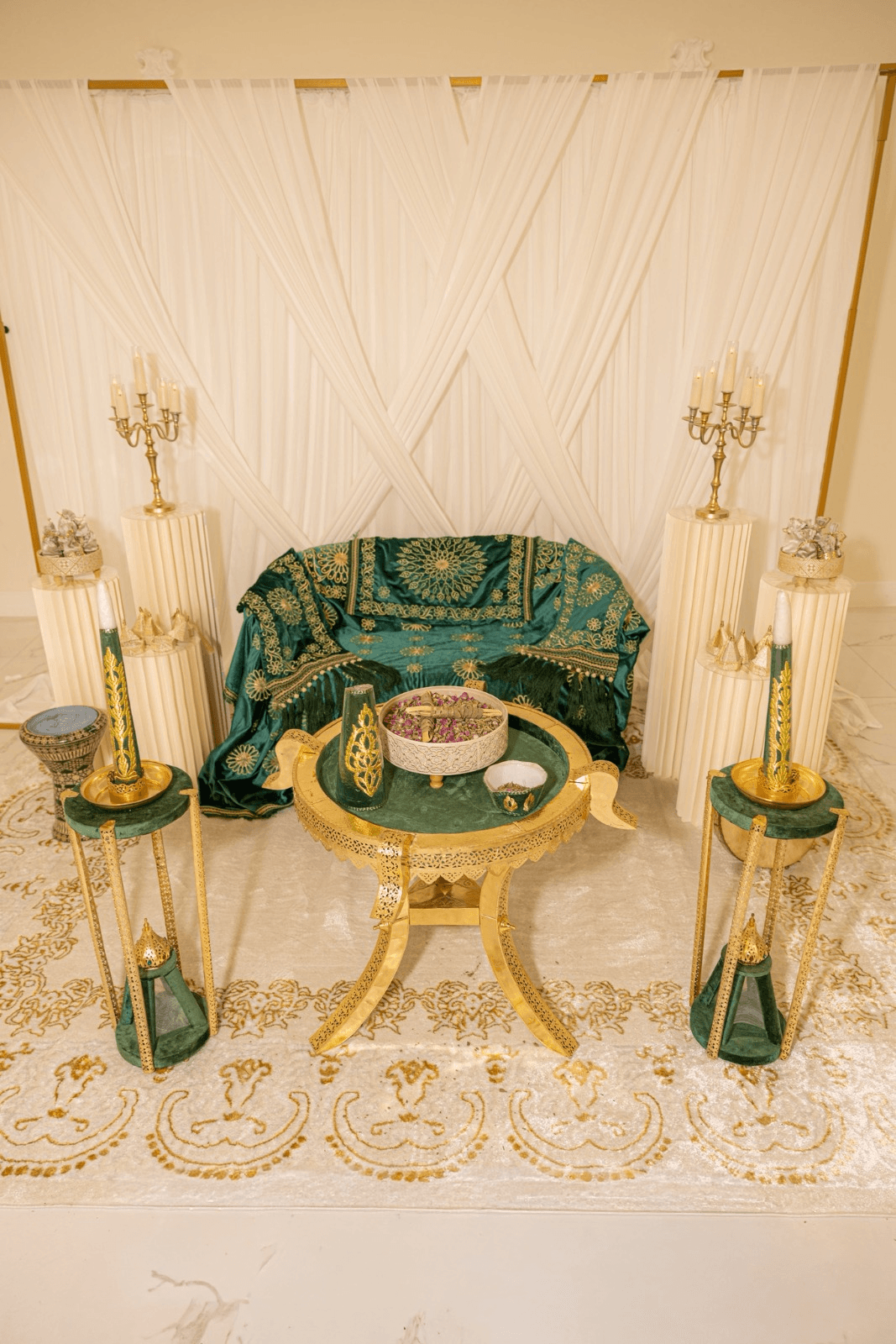 Traditionele henna stage